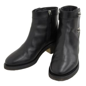 CHANEL 超美品 シャネル G28710 レザー 黒 36 1/2C ココマーク CHANEL 超美品 シャネル G28710 レザー 黒 36 1/2C ココマーク