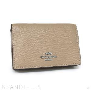 コーチ カードケース レディース レザー トープ ベージュ 名刺入れ 87254 COACH 未使用品｜brandhills