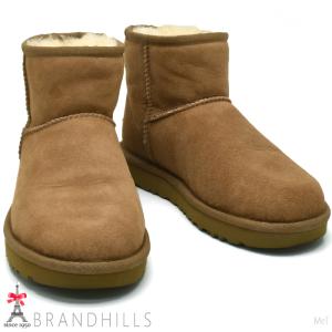 アグ ブーツ レディース クラシック ミニ 2 シープスキン チェスナッツ ムートン ショートブーツ 23cm 1016222W UGG 極美品｜brandhills