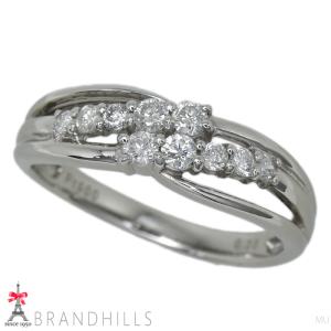 ダイヤモンド 0.30ct リング PT900 プラチナ 指輪 #11.5 3.4g 極美品｜brandhills