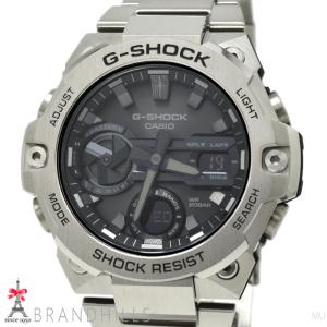 カシオ G-SHOCK 腕時計 G-STEEL ソーラー Bluetooth スマートフォンリンク SS ブラック文字盤 GST-B400D-1AJF CASIO 未使用品｜brandhills