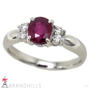 ジュエリー ルビー ダイヤモンド リング ブランドオフ JEWELRY Pt900  