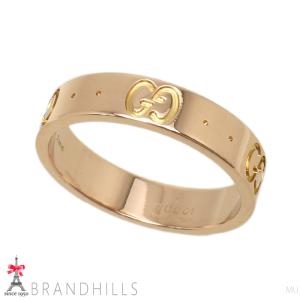 GUCCI グッチ リング アイコンアモーレ 10号 K18PG 指輪 BLJ  