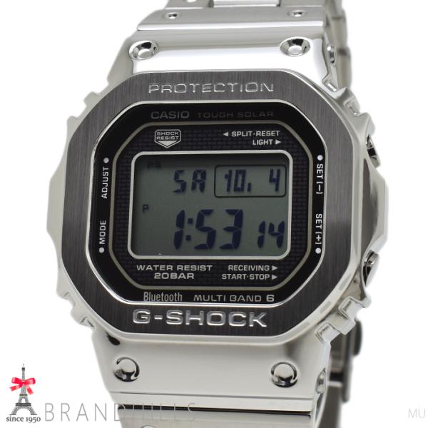 カシオ G-SHOCK フルメタル ソーラー電波 スマートフォンリンク デジタル SS GMW-B5...