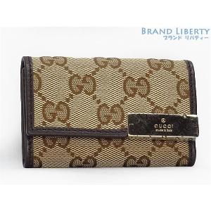 GUCCI（グッチ） 美品 GGエンボス レザー カードケース パスケース