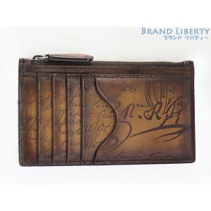 ⭐️ベルルッティ⭐️コアマキシ カリグラフィ レザー ケース ブラウン Berluti（ベルルッティ） カリグラフィ コアマキシ ロング ジップ