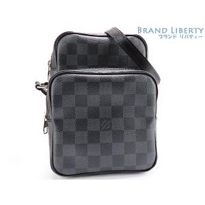 外美品 ルイヴィトン LOUIS VUITTON ダミエグラフィット レム 斜め掛けショルダーバッグ ポーチ ポシェット アマゾン型 N41446