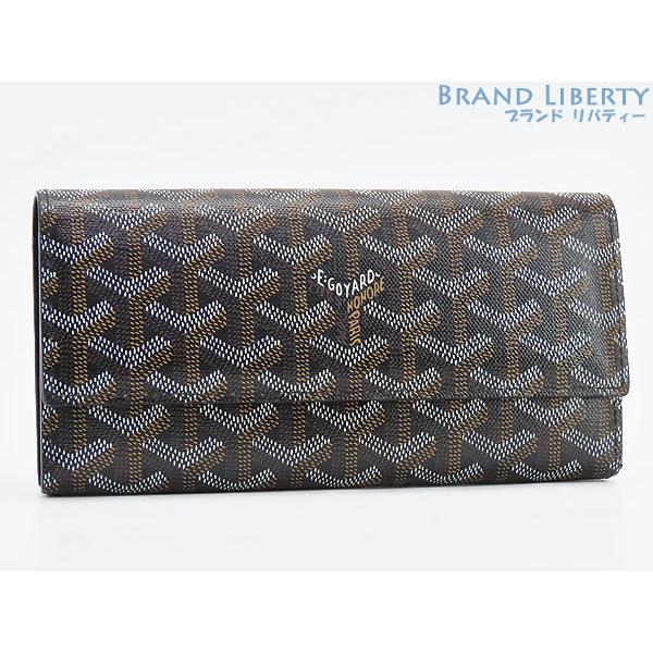 美品 ゴヤール ヴァレンヌ 二つ折り長財布 ブラック APM VARENNE 01 GOYARD