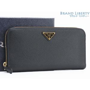 PRADA（プラダ） 美品 サフィアーノ メタル ジップアラウンド長財布