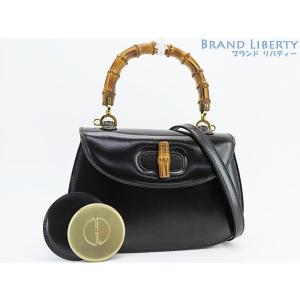 GUCCI（グッチ） ハンドバッグ ショルダーバッグ バンブー サテン