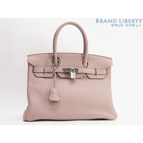 激レア未使用 エルメス バーキン 30 ハンドバッグ トートバッグ グリシ−ヌ シルバー金具 トリヨ...