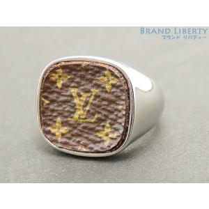 【LOUIS VUITTON】モノグラム リング⟡.* LOUIS VUITTON（ルイ・ヴィトン） 美品 シグネットリング モノグラム M