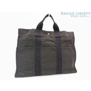 エルメス HERMES ハンドバッグ エールラインMM 本物 正規品 大容量 エールライン エルメス トートバッグ MM ハンドバッグ ナイロン