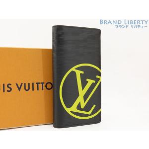 新古品 ルイヴィトン LOUIS VUITTON エピ LVサークル ポルトフォイユ ブラザ 二つ折り長財布 ノワール ブラック イエロー M67910