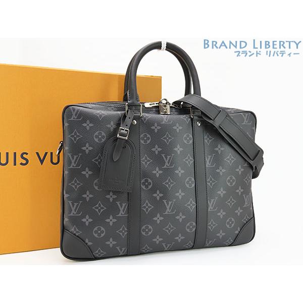 新古品 ルイヴィトン LOUIS VUITTON モノグラム エクリプス ポルト ドキュマン ヴォワ...