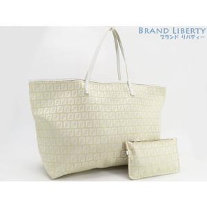FENDI（フェンディ） ハンドバッグ ズッキーノ ナイロンキャンバス