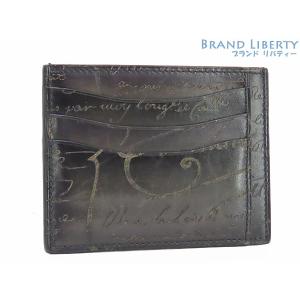 ベルルッティ Berluti メンズ カリグラフィ レザー カードケース 名刺