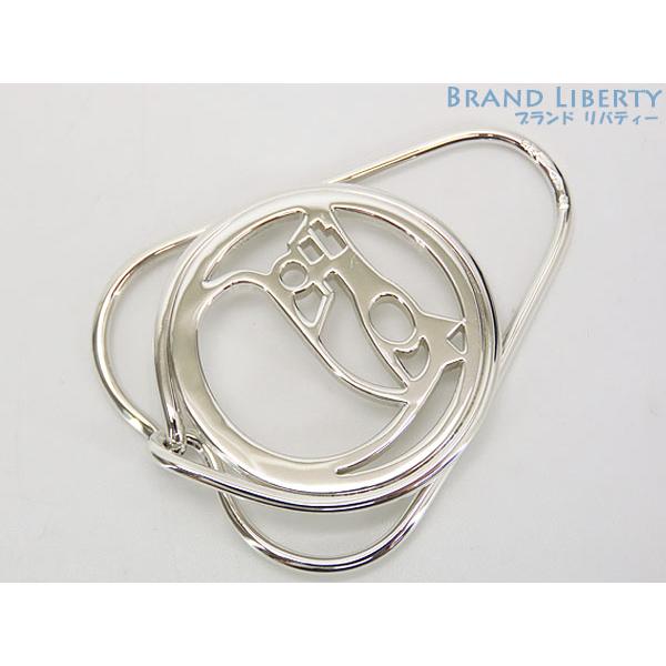 新品仕上げ エルメス HERMES シュバル ホースモチーフ 馬 マネークリップ 財布 シルバー92...