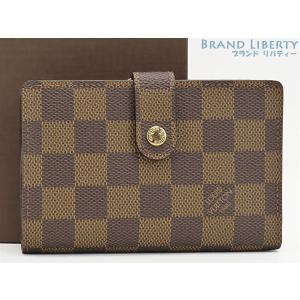 超美品 ルイヴィトン LOUIS VUITTON ダミエ ポルトフォイユ ヴィエノワ 二つ折り がま口財布 コンパクト財布 N61674