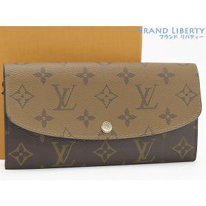 新品同様 ルイヴィトン LOUIS VUITTON モノグラム リバース ポルトフォイユ エミリー 二つ折り長財布 M82157