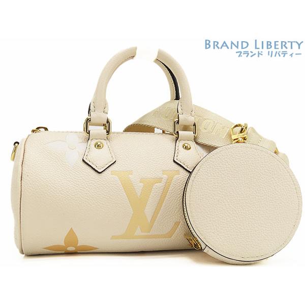超美品 ルイヴィトン バイカラー アンプラント バイ ザ プール パピヨンBB ハンドバッグ ショル...