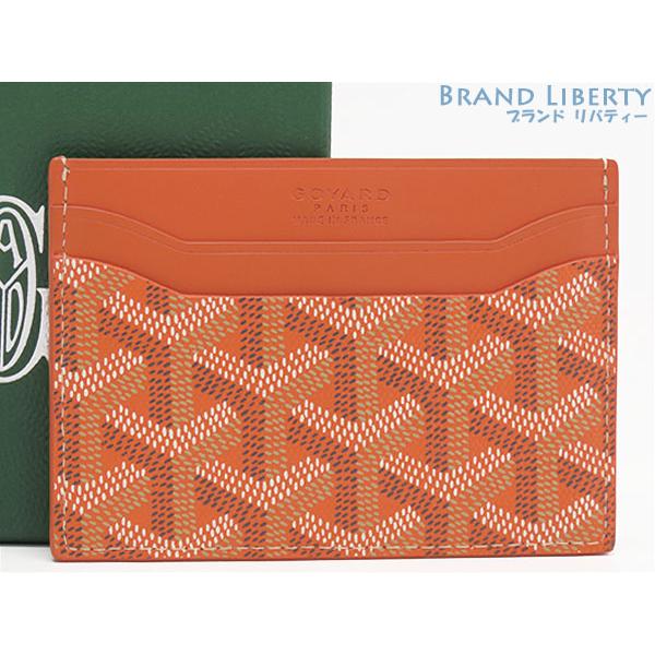 未使用 ゴヤール GOYARD サン シュルピス カードケース パスケース 名刺入れ オレンジ ST...
