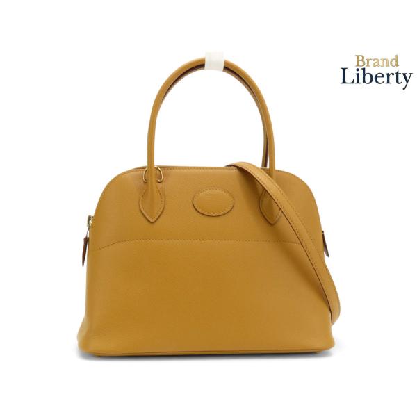 未使用 エルメス HERMES ボリード 27 2WAY ハンドバッグ ショルダーバッグ セサミ ラ...