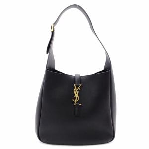 YVES SAINT LAURENT イヴ サンローラン LE 5 A 7 ソフト スモール ショルダーバッグ レザー ブラック レディース