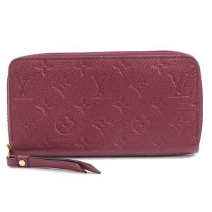 ルイヴィトン Louis Vuitton アンプラント ジッピーウォレット ラウンドファスナー長財布 レザン M62214 中古