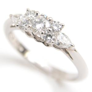 美品　 ティファニー　リング　 8号　 K18YG　Pt950　ダイヤモンド TIFFANY&Co.（ティファニー） K18YG イエローゴールド Pt950プラチナ
