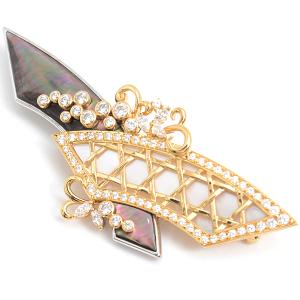 TASAKI リボンモチーフ ブローチ タサキ TASAKI リボンモチーフ パール ピンブローチ ホワイトゴールド