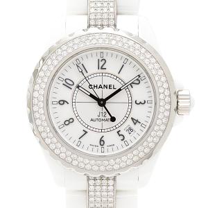 シャネル J12 クチュール 33mm H9763 ホワイト レディース 腕時計 クォーツ 中古 銀蔵 CHANEL（シャネル） J12 クチュール 33mm H9763 ホワイト レディース