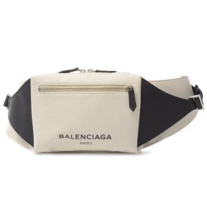 バレンシアガ バッグ メンズ ネイビーネオ ウエストバッグ ボディバッグ キャンバス×カーフレザー BALENCIAGA 中古｜brandmax