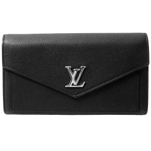 ルイヴィトン 財布 レディース ポルトフォイユ マイロックミー トリヨンレザー ノワール Louis Vuitton 中古｜brandmax