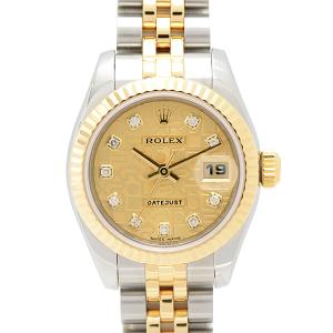デイトジャスト ロレックス 時計 レディース 10Pダイヤ D番 自動巻