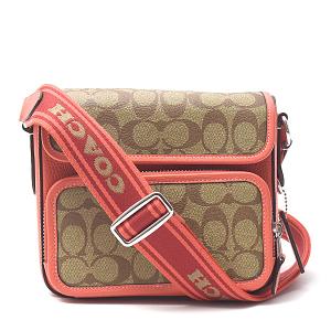 COACH コーチ/ソフトペプルレザー カメラバッグ/C5809/H21**/Aランク  