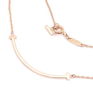 TIFFANY&Co. ティファニー Tスマイル スモール ネックレス 60011679  