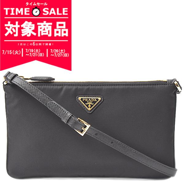 プラダ バッグ レディース ミニショルダーバッグ ブラック ナイロン PRADA 1NE545 未使...