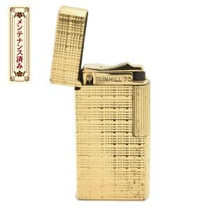 dunhill（ダンヒル） ローラー ガスライター モザイクカット ゴールド