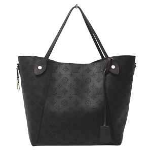 ルイヴィトン バッグ レディース モノグラムマヒナ ヒナMM トートバッグ ノワール M54354 Louis Vuitton 中古