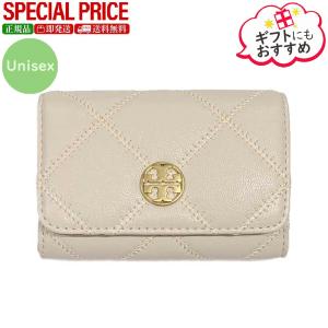 TORY BURCH トリーバーチ/カードケース/10009171/ABランク/09【中古】 TORY BURCH◇カードケース/レザー/GRY/無地/レディース/10009171