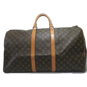 LOUIS VUITTON ルイ・ヴィトン ボストンバッグ ボストンバッグ ブラウン系 PVCコーティングキャンバス 中古 レディース｜brandoff