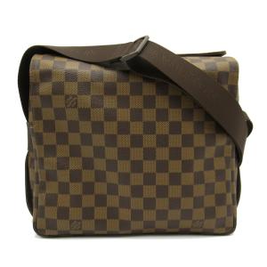 LOUIS VUITTON ルイ・ヴィトン メッセンジャーバッグ ナヴィグリオ ショルダーバッグ ブラウン系 PVCコーティングキャンバス 中古｜brandoff