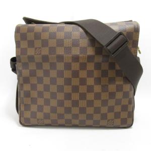 LOUIS VUITTON ルイ・ヴィトン メッセンジャーバッグ ナヴィグリオショルダーバッグ ブラウン系 PVCコーティングキャンバス 中古｜brandoff