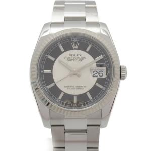 ROLEX ロレックス 腕時計 デイトジャスト 腕時計 シルバー系 K18WG（ホワイトゴールド） 中古 メンズ｜brandoff