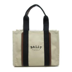 BALLY バリー トートバッグ トートバッグ ホワイト系 キャンバス  レディース｜brandoff