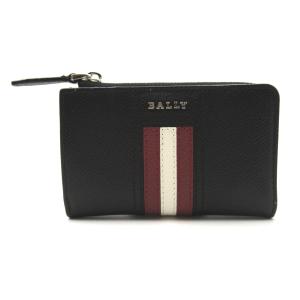 BALLY バリー 二つ折り財布 二つ折り財布 ブラック系 レザー ユニセックス｜brandoff