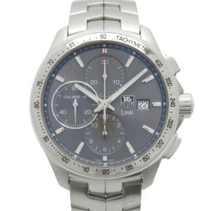 TAG HEUER タグホイヤー 腕時計 リンククロノ 腕時計 ウォッチ グレー系 ステンレススチール 中古 メンズ｜brandoff