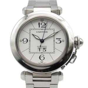 カルティエ パシャC ビッグデイト ブランドオフ CARTIER ステンレススチール 腕時計 SS ...