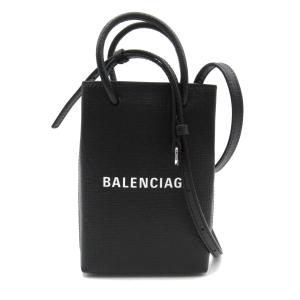 BALENCIAGA バレンシアガ ショルダーバッグ スマホショルダーバッグ ブラック系 カーフ（牛革）  レディース｜brandoff